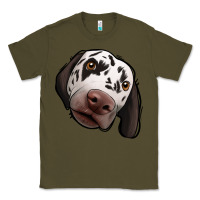 Army Green Dalmatian Classic Tee - Jasminsmagicworld