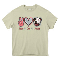 Mossy Peace Love Pitties Heavy Core Tee - Jasminsmagicworld