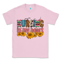 Bubblegum Pink Nursing In My Heart Classic Tee - FaDigitalArtStudio