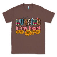 Chestnut Nursing In My Heart Classic Tee - FaDigitalArtStudio