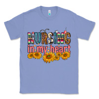 Colony Blue Nursing In My Heart Classic Tee - FaDigitalArtStudio