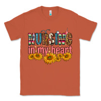 Copper Nursing In My Heart Classic Tee - FaDigitalArtStudio