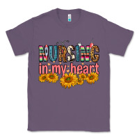 Lavender Nursing In My Heart Classic Tee - FaDigitalArtStudio