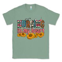 Sage Nursing In My Heart Classic Tee - FaDigitalArtStudio