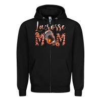 Black pink lacrose mom Zipper Hoodie - Jasminsmagicworld
