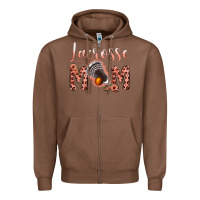 Chestnut pink lacrose mom Zipper Hoodie - Jasminsmagicworld