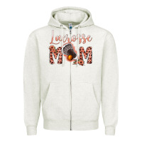 Oatmeal Heather pink lacrose mom Zipper Hoodie - Jasminsmagicworld