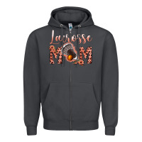 Smoke pink lacrose mom Zipper Hoodie - Jasminsmagicworld