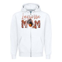 White pink lacrose mom Zipper Hoodie - Jasminsmagicworld