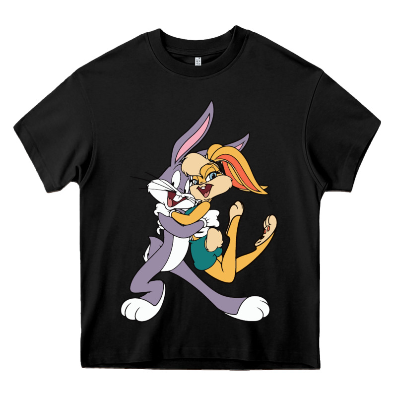 Bugs Bunny And Lola Bunny Heavy Core Tee by DesigneFamous | Teevron