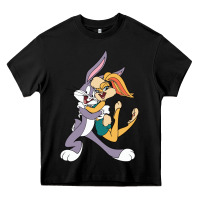 Bugs Bunny And Lola Bunny Heavy Core Tee | Teevron