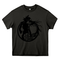 Asphalt goku super saiyan ultra dragon Heavy Core Tee - DesigneFamous