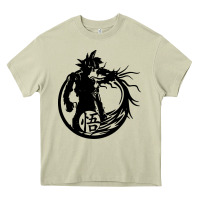 Mossy goku super saiyan ultra dragon Heavy Core Tee - DesigneFamous