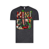 Vintage Black Mini Elf Vintage Tee - CowhideDigitalArt