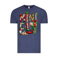 Vintage Denim Mini Elf Vintage Tee - CowhideDigitalArt