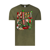 Vintage Olive Mini Elf Vintage Tee - CowhideDigitalArt