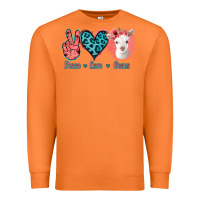 Carrot Peace Love Goats Premium Sweatshirt - Jasminsmagicworld