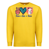 Lemon Peace Love Goats Premium Sweatshirt - Jasminsmagicworld