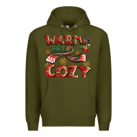 Army Green warm and cozy Premium Hoodie - BarkalooDesign