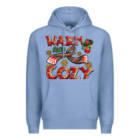 Colony Blue warm and cozy Premium Hoodie - BarkalooDesign
