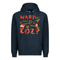Navy warm and cozy Premium Hoodie - BarkalooDesign