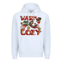 White warm and cozy Premium Hoodie - BarkalooDesign