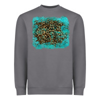 Storm leopard turquoise Heavyweight Sweatshirt - RanaPortraitStore
