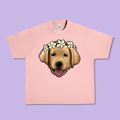 Labrador Urban Heavy Tee Designed By Jasminsmagicworld