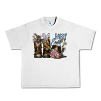 Lunar Rock Happy Easter Urban Heavy Tee - CowhideDigitalArt