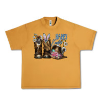 Peanut Butter Happy Easter Urban Heavy Tee - CowhideDigitalArt