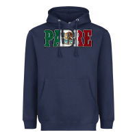 Navy Mexican Flag Padre Heavyweight Hoodie - Jasminsmagicworld