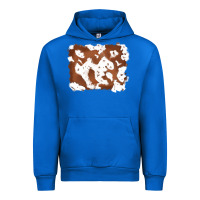 Cobalt cowhide Urban Hoodie - RanaPortraitStore