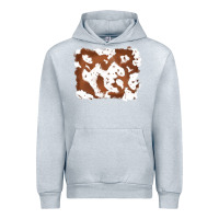 Heather Grey cowhide Urban Hoodie - RanaPortraitStore