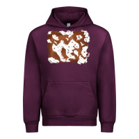 Mauve Wine cowhide Urban Hoodie - RanaPortraitStore