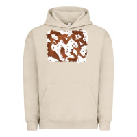 Pigment French Oak cowhide Urban Hoodie - RanaPortraitStore
