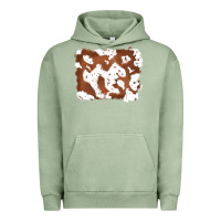 Pigment Oil Green cowhide Urban Hoodie - RanaPortraitStore