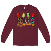 Burgundy hello summer Long Sleeve Tee - RacoonDesign