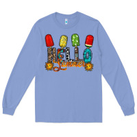 Colony Blue hello summer Long Sleeve Tee - RacoonDesign