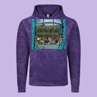 Reel Great Dad Vintage Hoodie Designed By Artiststas