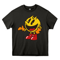 Asphalt pacman Heavy Core Tee - DesigneFamous