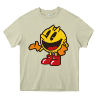 Mossy pacman Heavy Core Tee - DesigneFamous