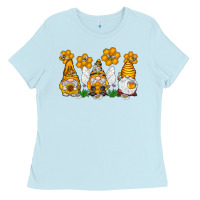 Baby Blue Honey Gnome Ladies Tee - CowhideDigitalArt