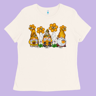 Honey Gnome Ladies Tee Designed By Cowhidedigitalart