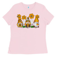 Bubblegum Pink Honey Gnome Ladies Tee - CowhideDigitalArt