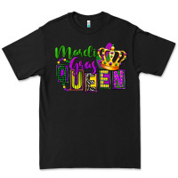Black mardi gras queen Premium Tee - FaDigitalArtStudio