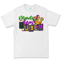 White mardi gras queen Premium Tee - FaDigitalArtStudio