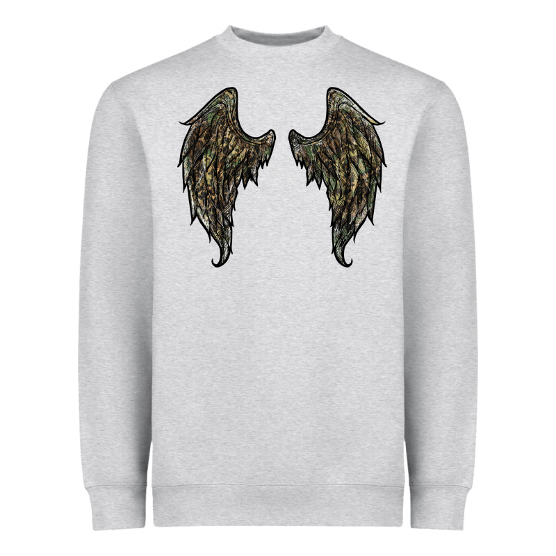 Leopard Camouflage Wings Heavyweight Sweatshirt by RanaPortraitStore | Teevron