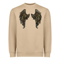 Mushroom leopard camouflage wings Heavyweight Sweatshirt - RanaPortraitStore