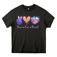 Asphalt Peace Love Dental Heavy Core Tee - Jasminsmagicworld