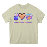 Mossy Peace Love Dental Heavy Core Tee - Jasminsmagicworld